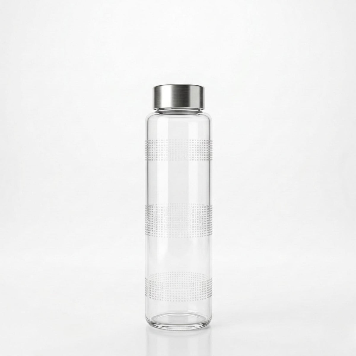 Glassence Classic Dotgrip 750ml Glass water bottle
