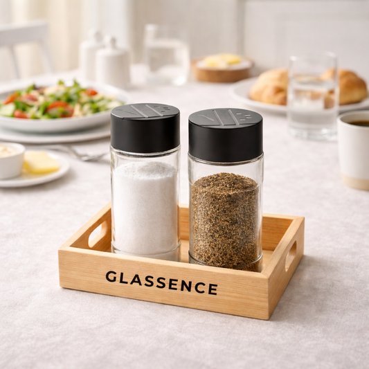 Glassence Classic Sprinkle Glass Spice Set - Pack of 2