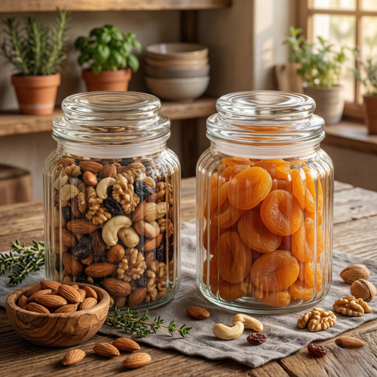 Glassence Elite AirCore Glass Jar 750 ml - Pack of 2