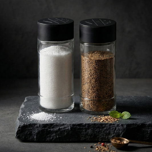 Glassence Classic Sprinkle Glass Spice Set - Pack of 2