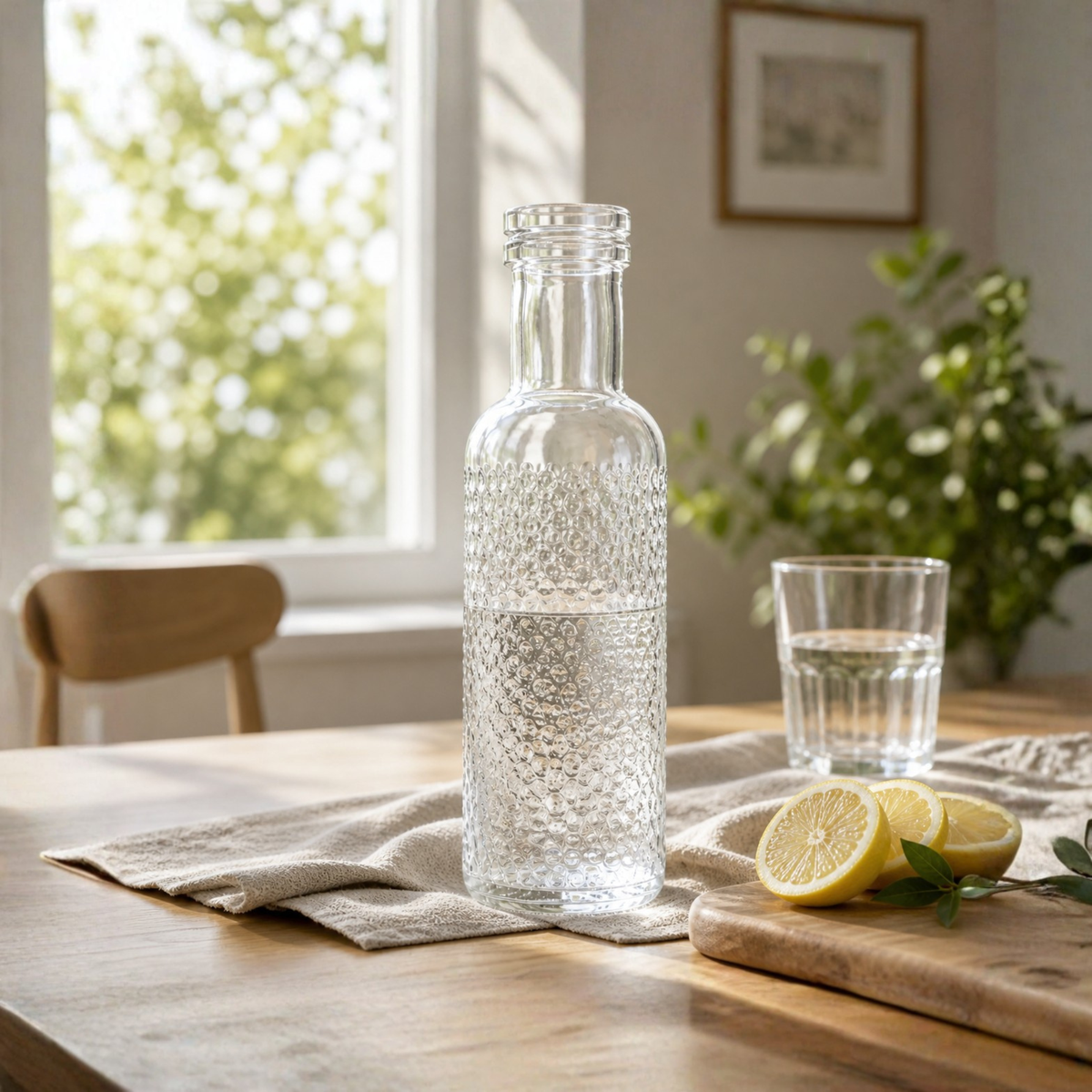 Glassence Elite Dewdrop Glass Water Bottle