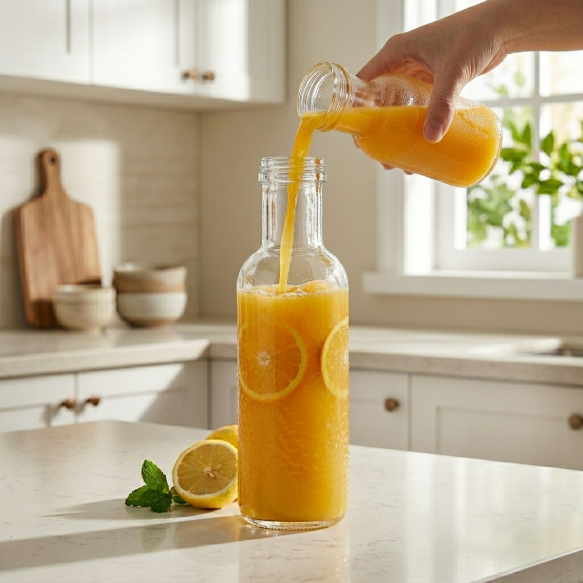 Glassence Elite Dewdrop Glass Water Bottle