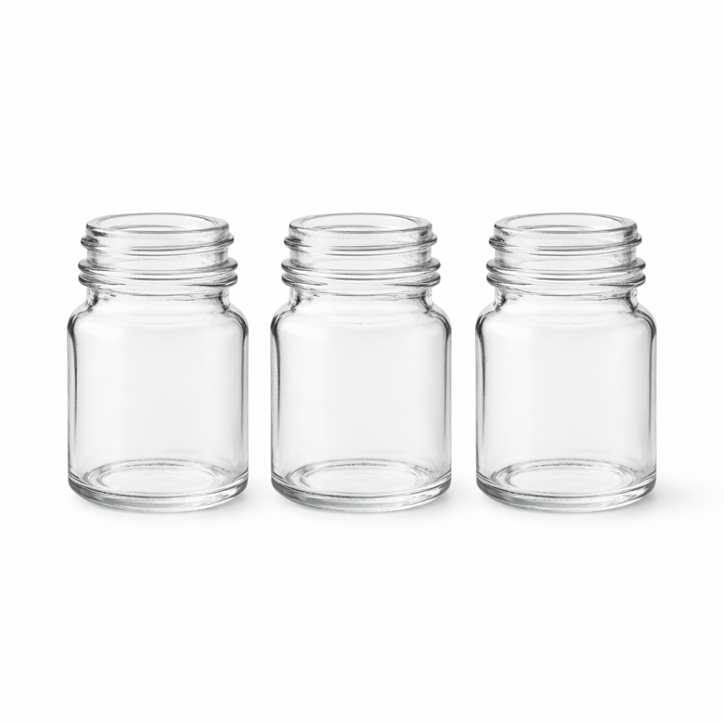 Glassence Elite AirCore Glass Jar 500 ml - Pack of 3