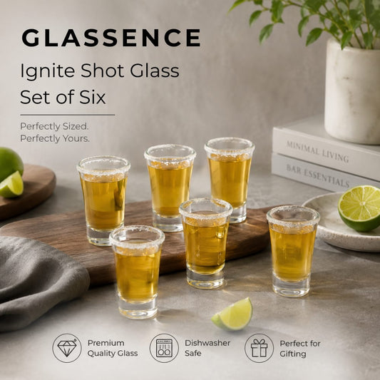Glassence Ignite Shot Glass set (pack of 6)