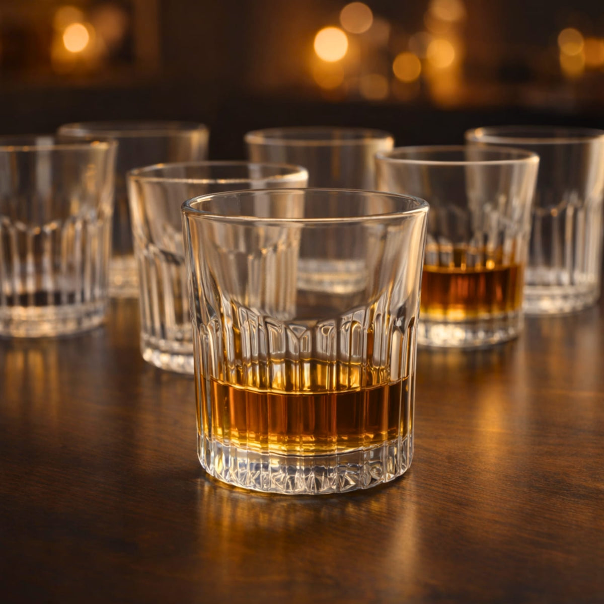 Glassence Compact Premium Whiskey Glass Set (pack of 6)