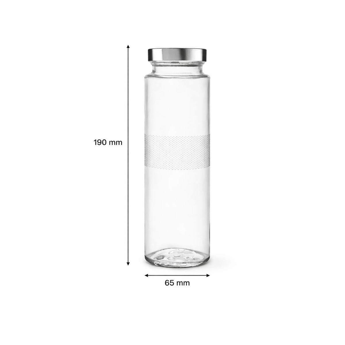 Glassence Classic DotGrip 500ml Glass water bottle